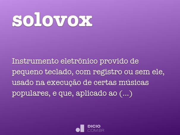 solovox