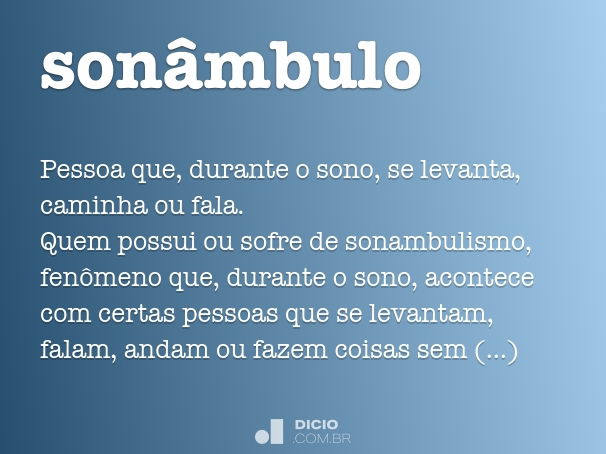 sonâmbulo