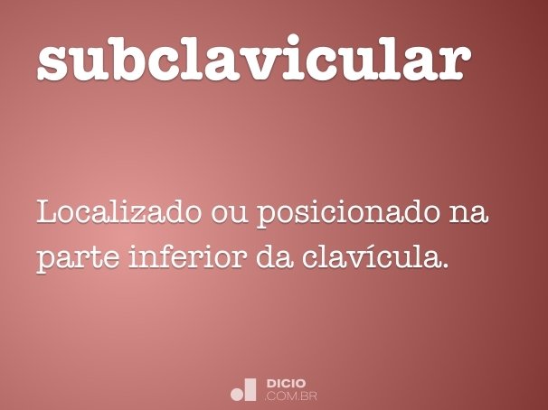 subclavicular
