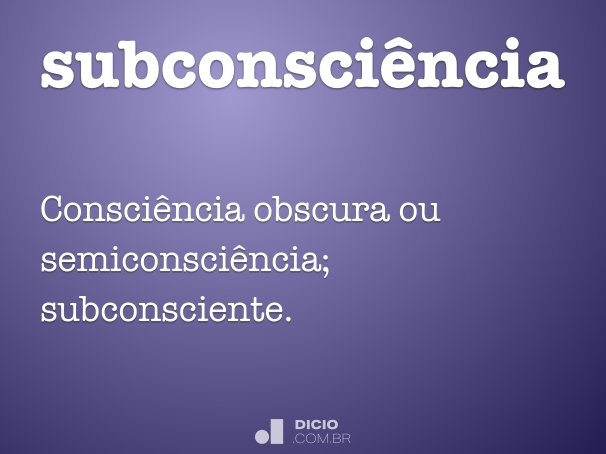 subconsciência