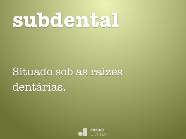 subdental