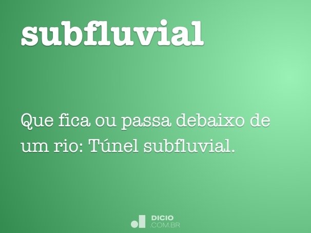 subfluvial