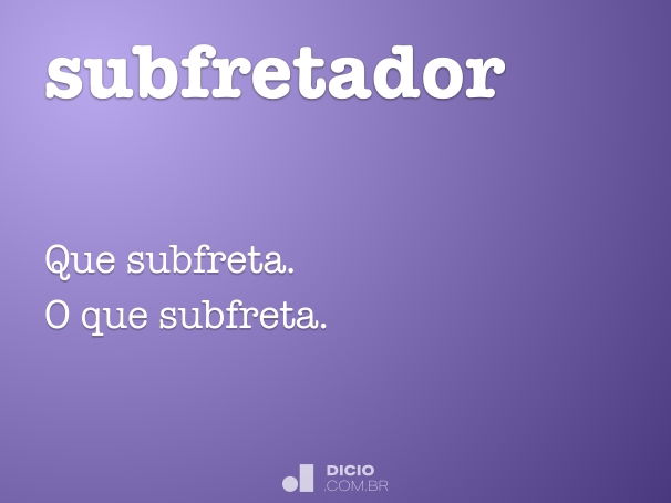 subfretador