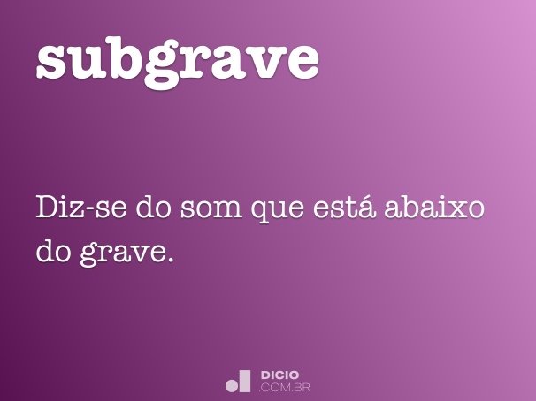subgrave