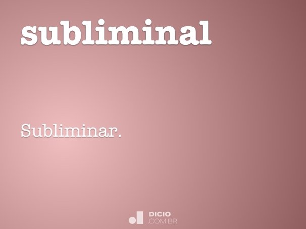 subliminal