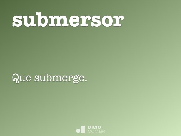 submersor