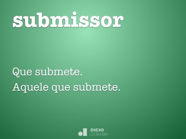 submissor