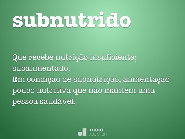 subnutrido