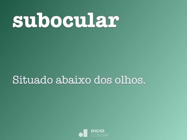 subocular