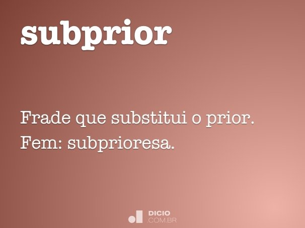 subprior