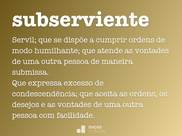 subserviente