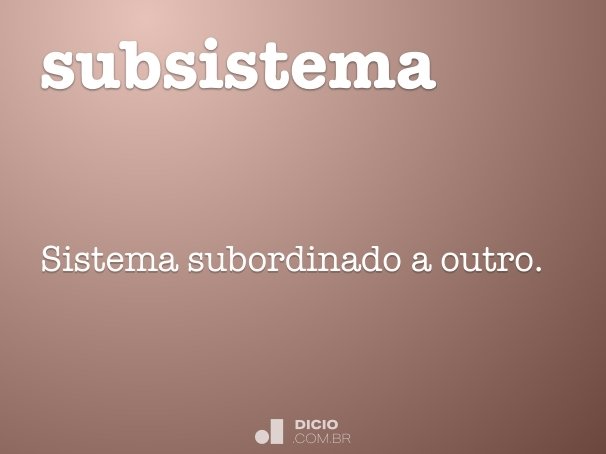 subsistema