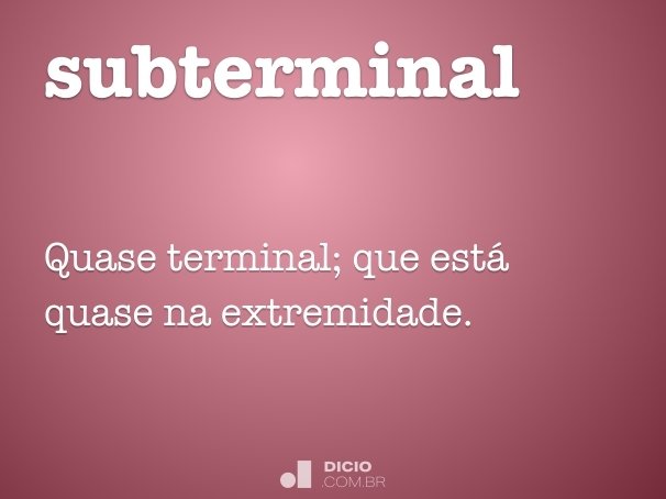 subterminal