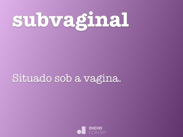 subvaginal