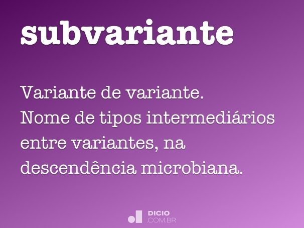 subvariante