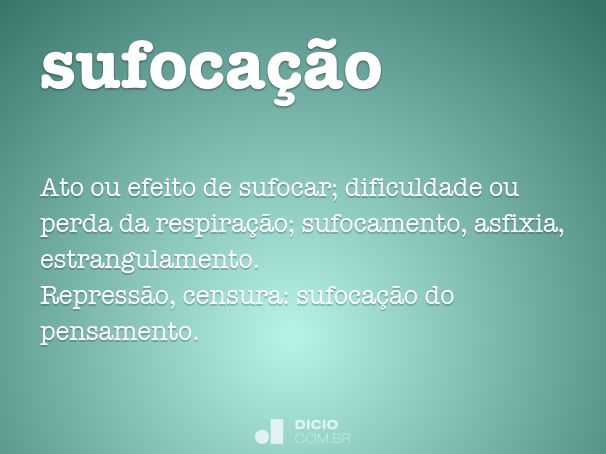 sufocação