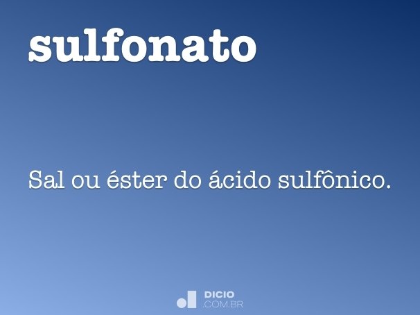 sulfonato