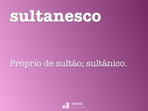 sultanesco
