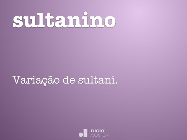sultanino