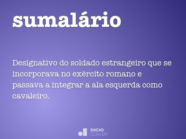 sumalário