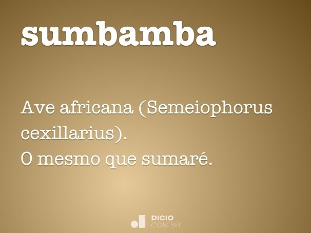 sumbamba