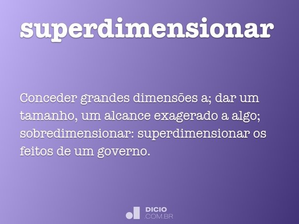 superdimensionar