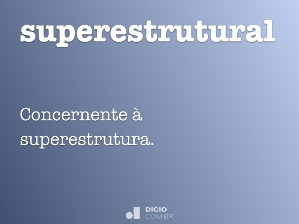 superestrutural