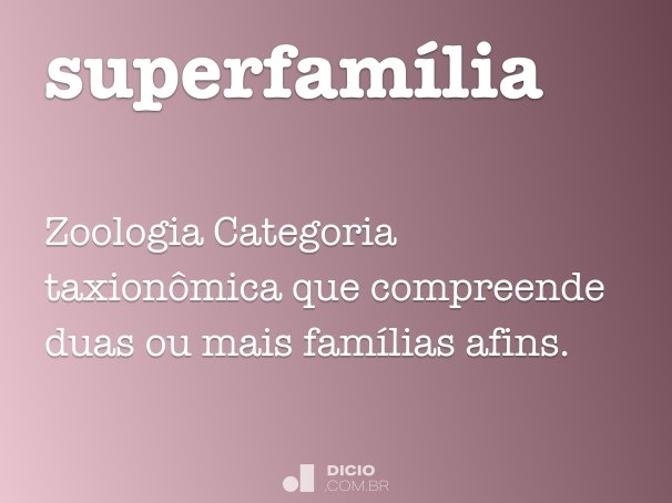 superfamília