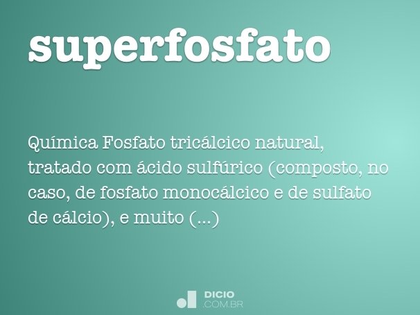 superfosfato