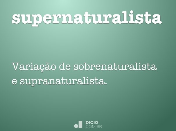 supernaturalista