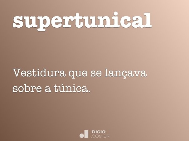 supertunical