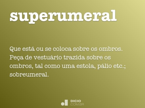 superumeral