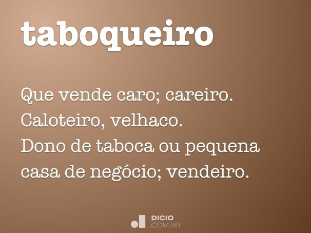 taboqueiro