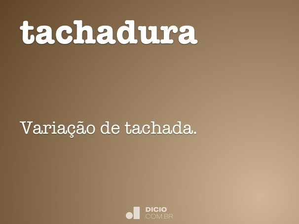 tachadura