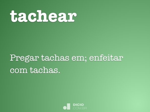 tachear