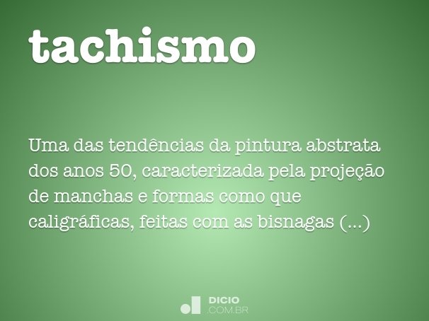 tachismo