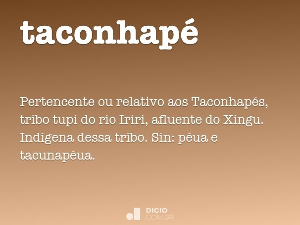 taconhapé