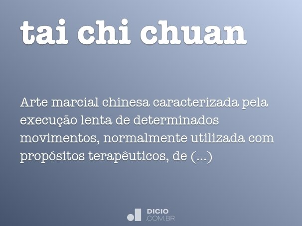 tai chi chuan