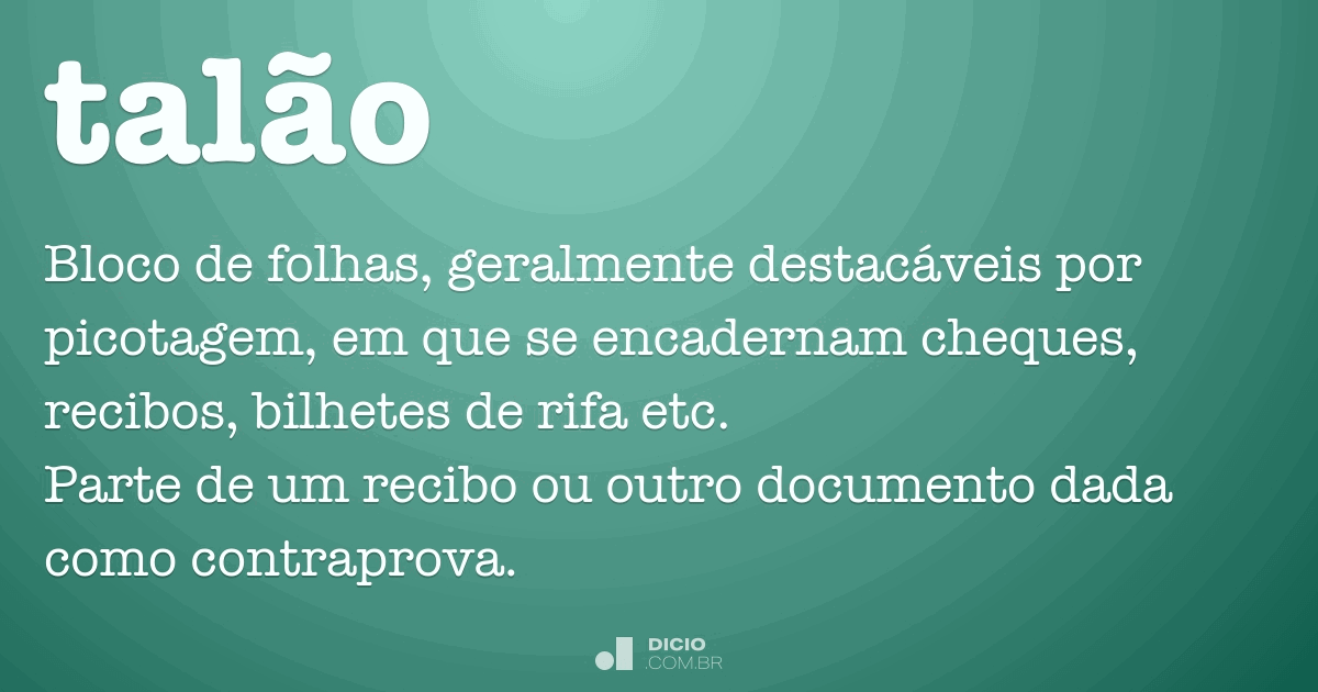 Cheque - Dicio, Dicionário Online de Português