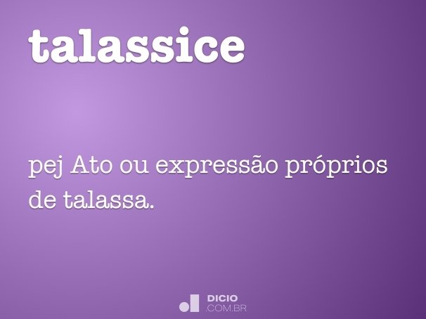 talassice