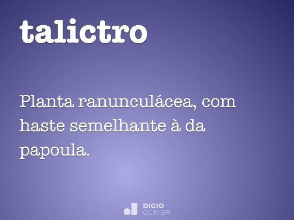 talictro
