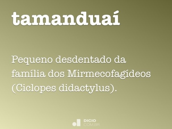 tamanduaí