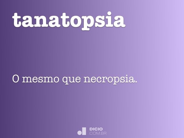 tanatopsia