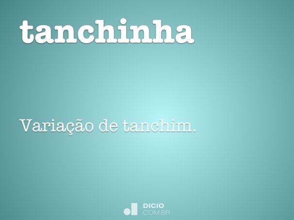 tanchinha