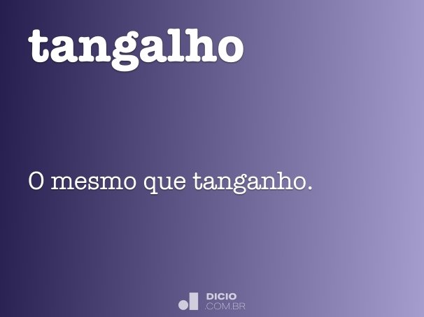 tangalho