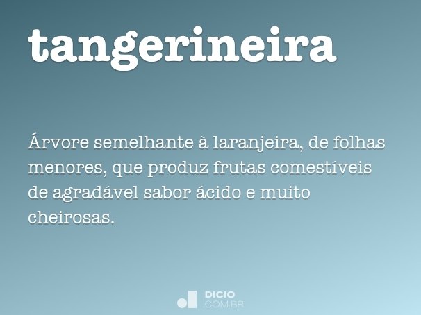 tangerineira