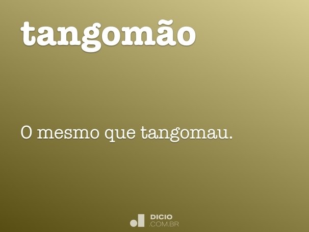 tangomão