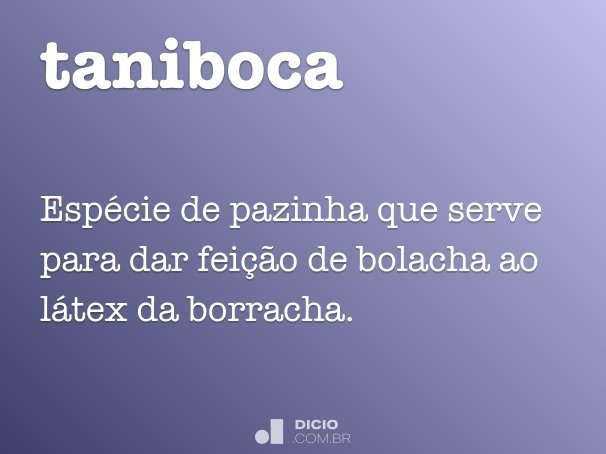 taniboca