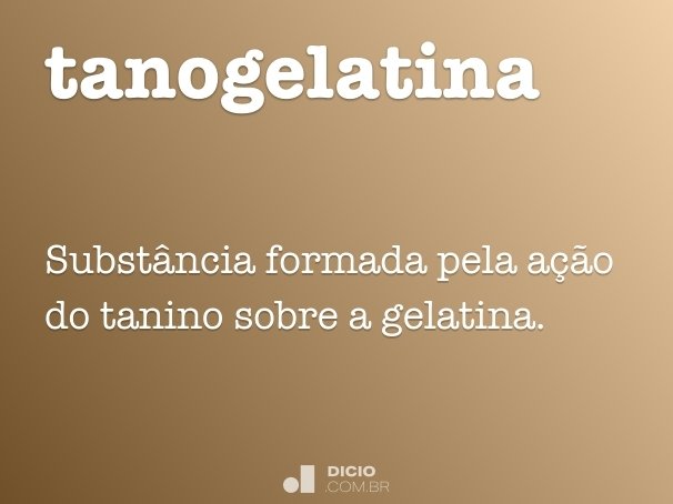 tanogelatina