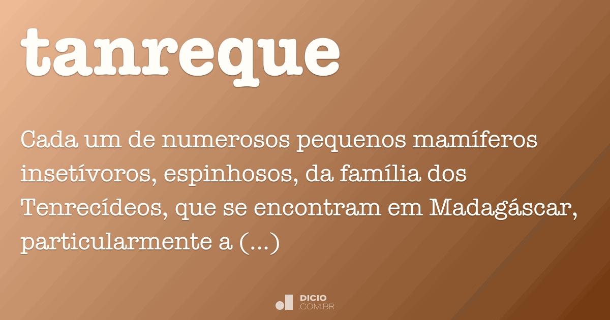 Teque - Dicio, Dicionário Online de Português